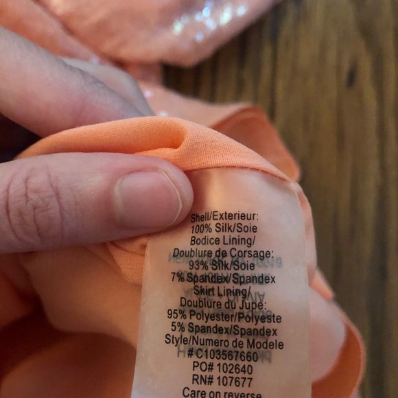 Alice + Olivia Pink Sequin One Shoulder Dress Sz 4 - Picture 6 of 6